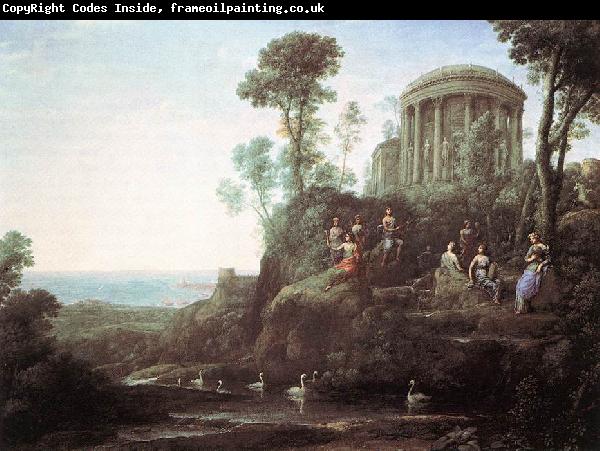 Claude Lorrain Apollo and the Muses on Mount Helion